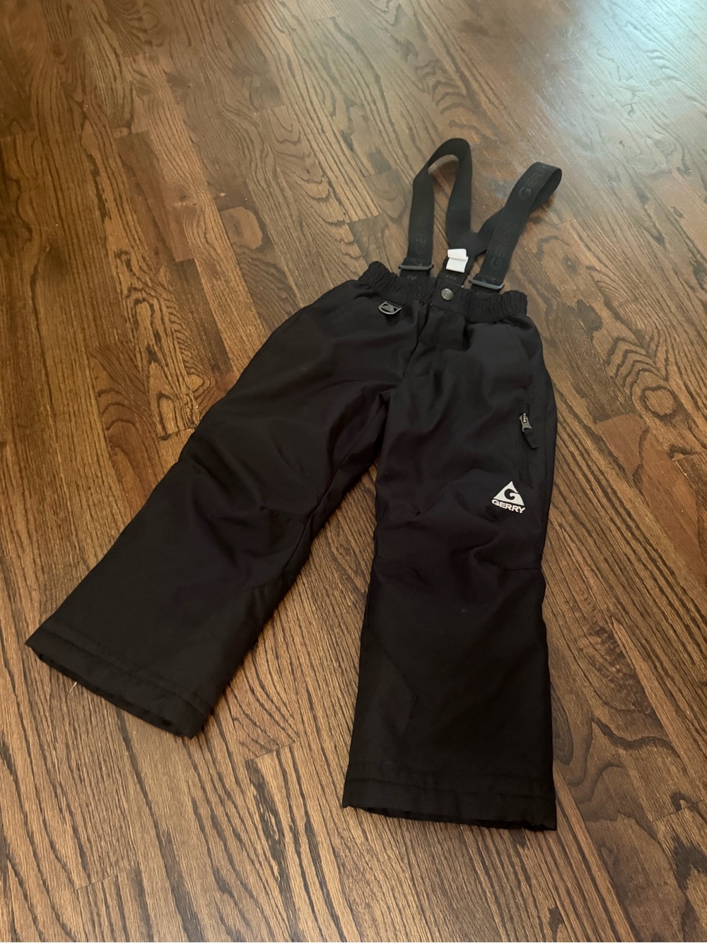 Gerry Black Kids Snow Pants with Suspenders - ski bib